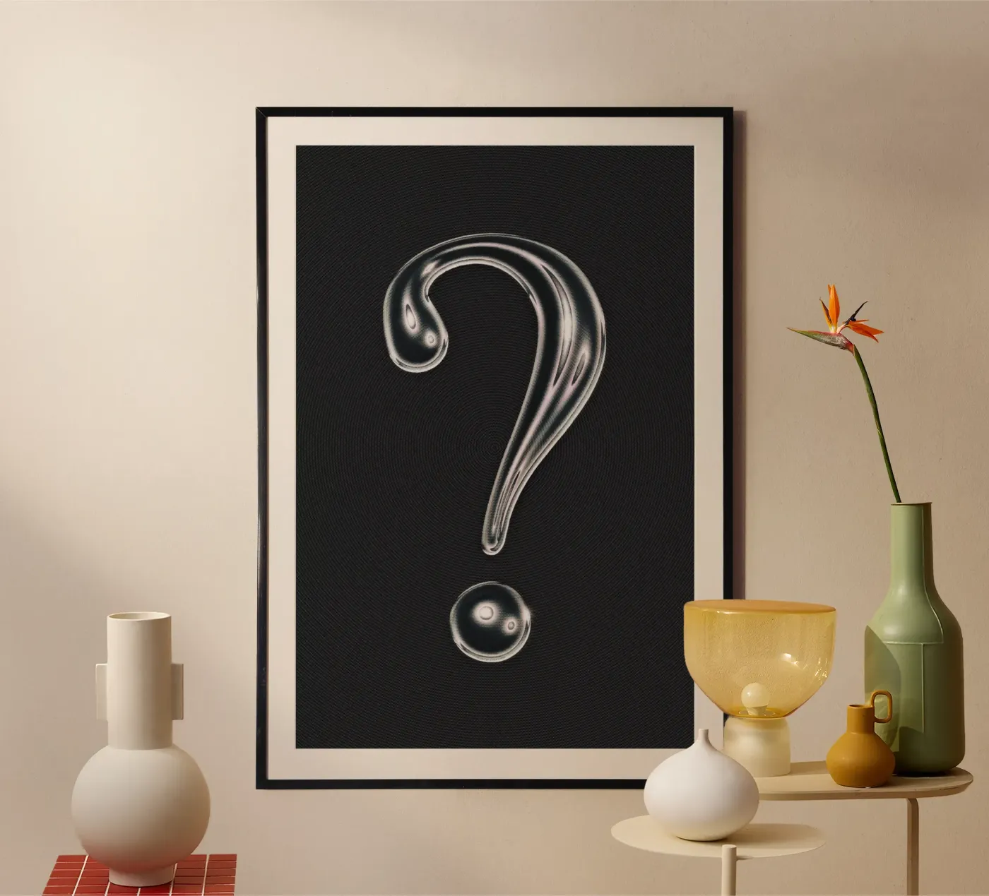 Question Mark poster de Jonas Loose