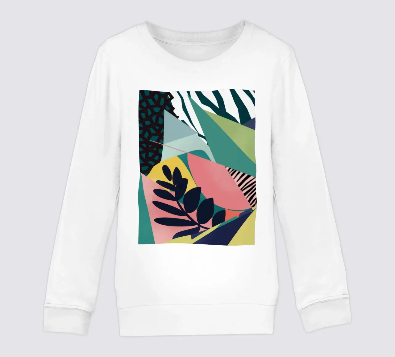 Luz fragmentada de la jungla sudadera para niño de Line Fable