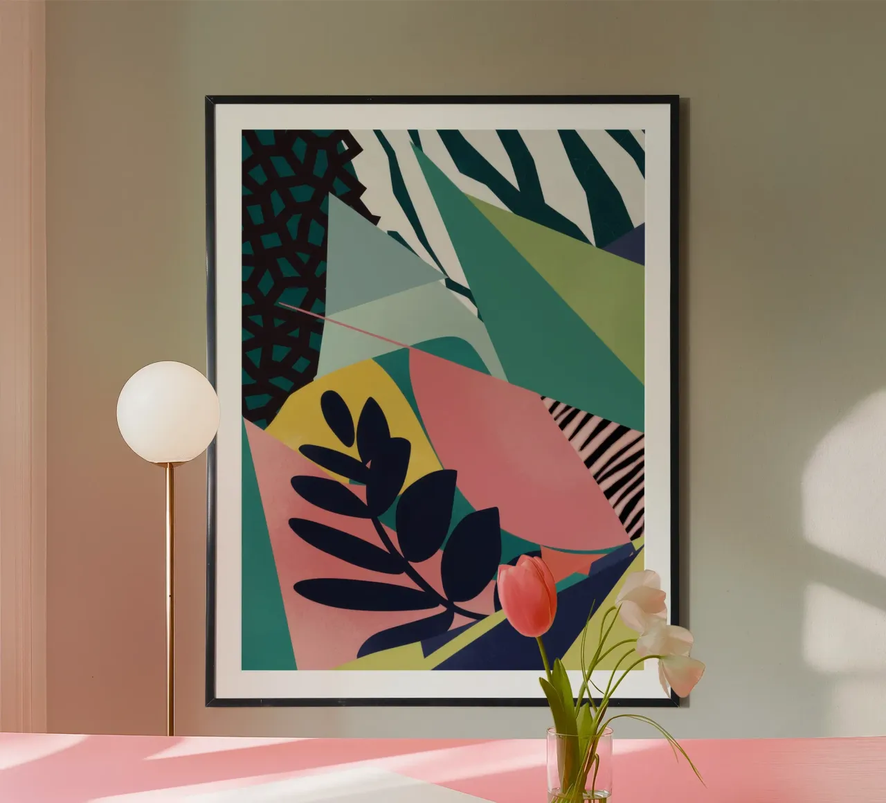 Lumière fragmentée de la jungle hahnemühle de Line Fable