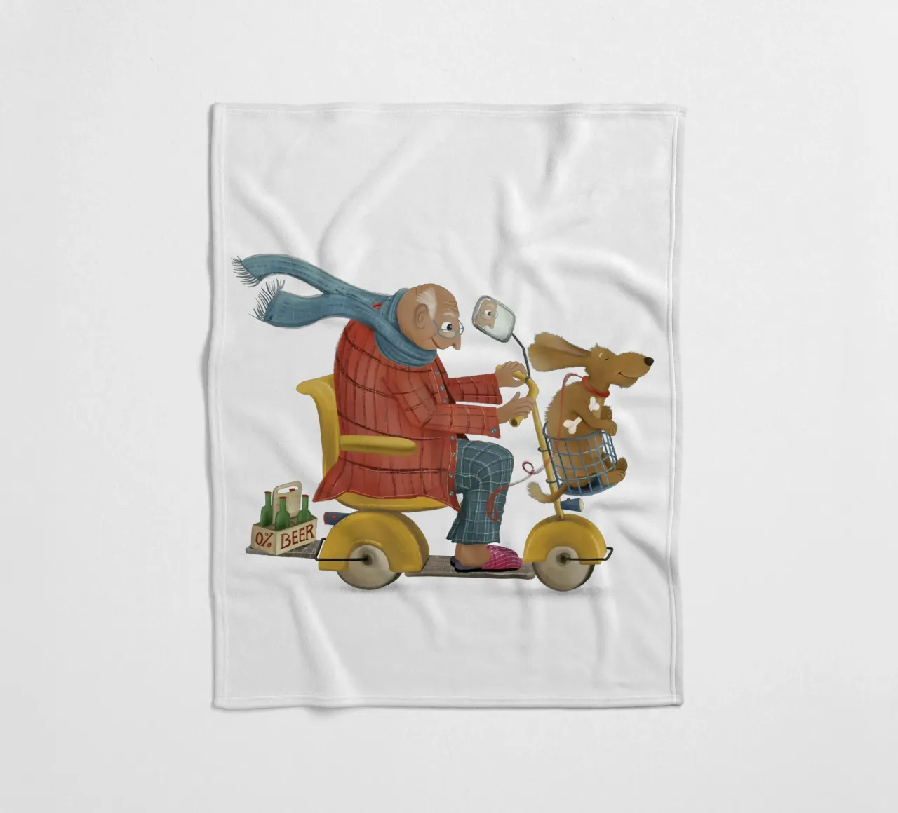Pas de limite de vitesse ! plaid polaire de Fishuals