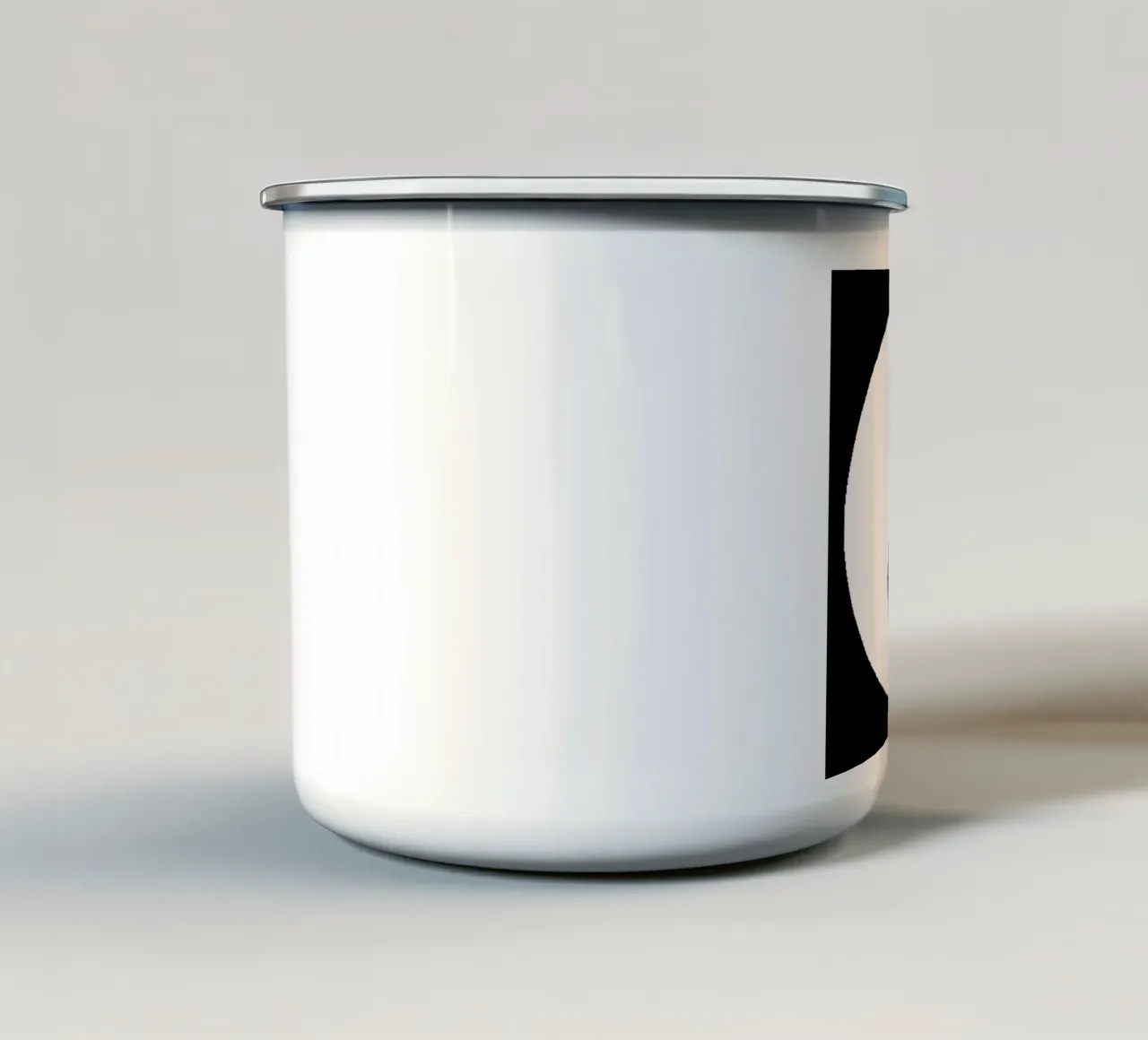 Palla nera solida da biliardo numero 8 tazza in smalto da sayre shop