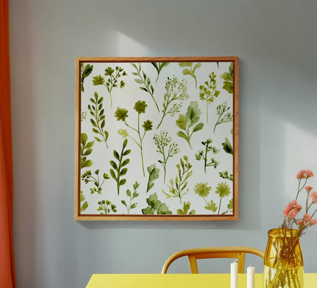 Greenery Sampler acrylic glass by Sophia Calder Studio