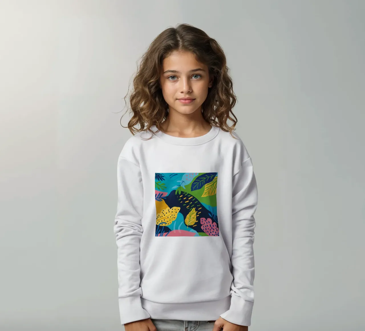 Paesaggio a colori fluidi felpa bambino da Solar Paint