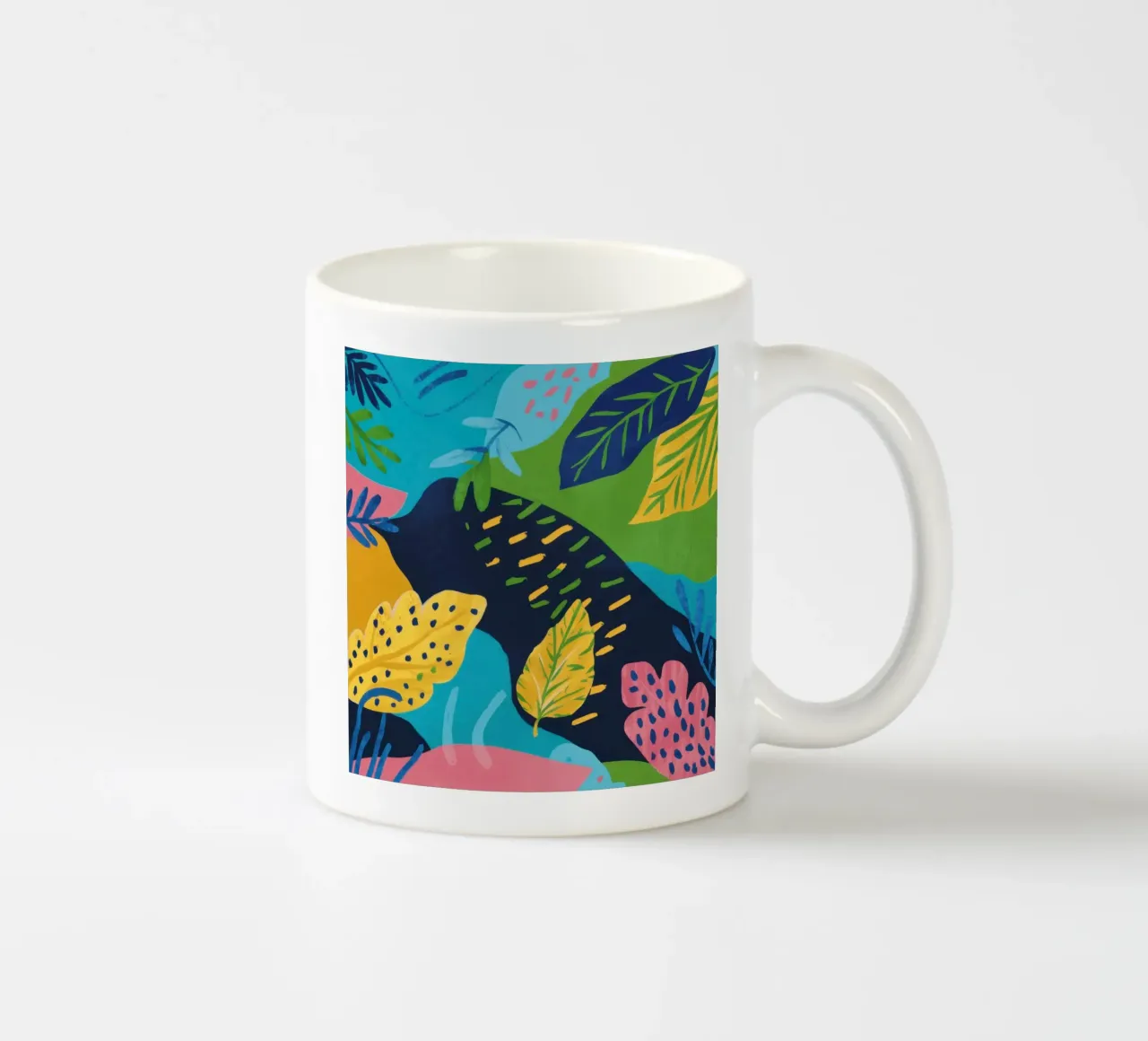 Paesaggio a colori fluidi tazza in ceramica da Solar Paint