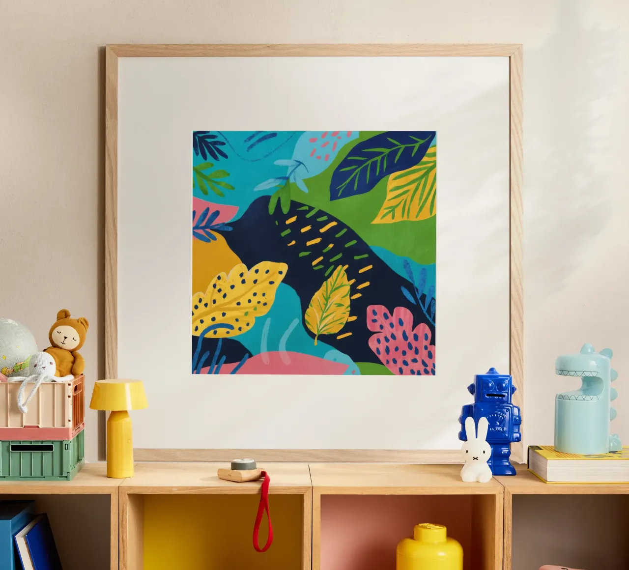 Paesaggio a colori fluidi poster da Solar Paint
