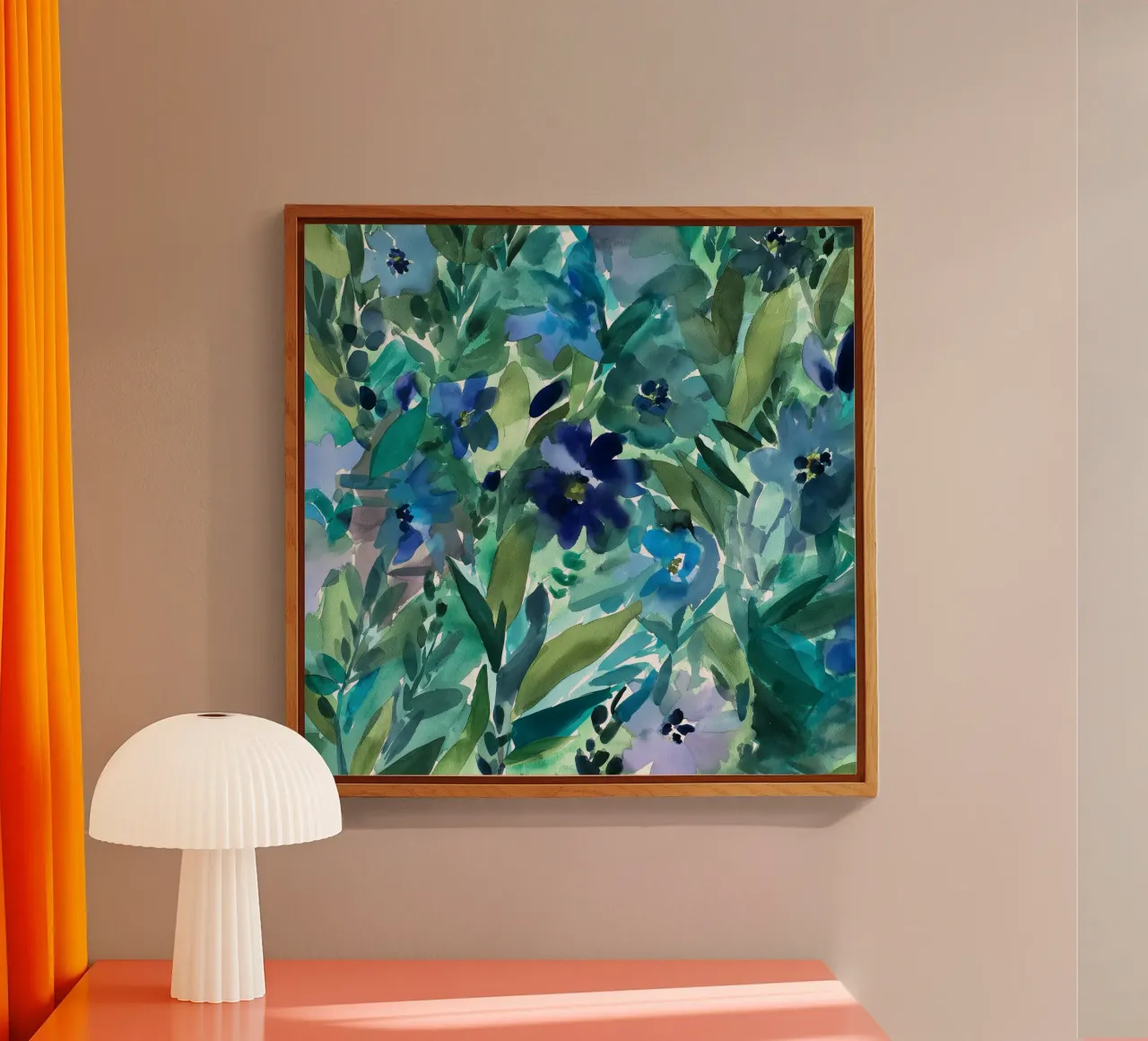 Serenata indaco plexiglass da Sophia Calder Studio