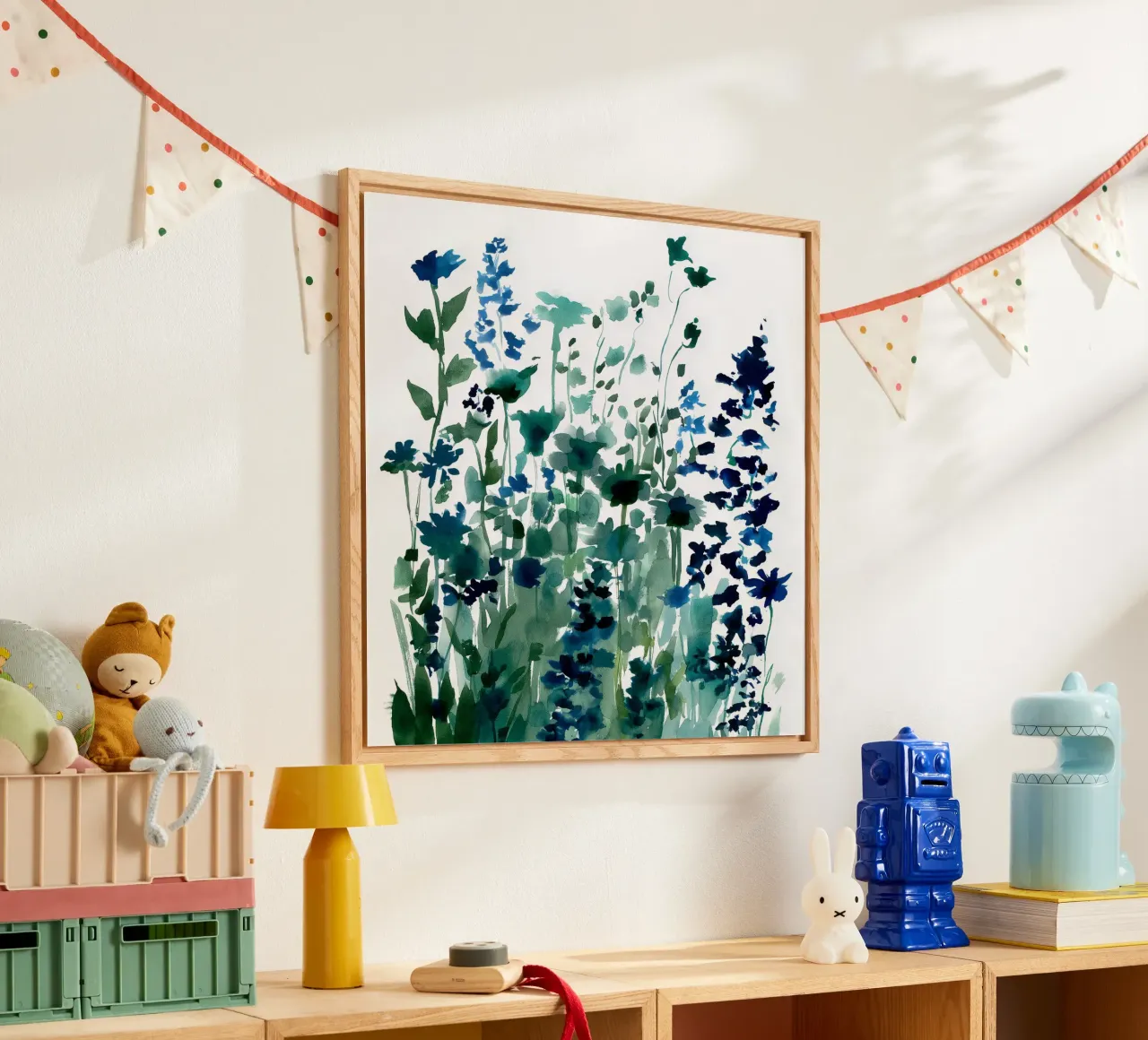 Cluster Indaco plexiglass da Sophia Calder Studio