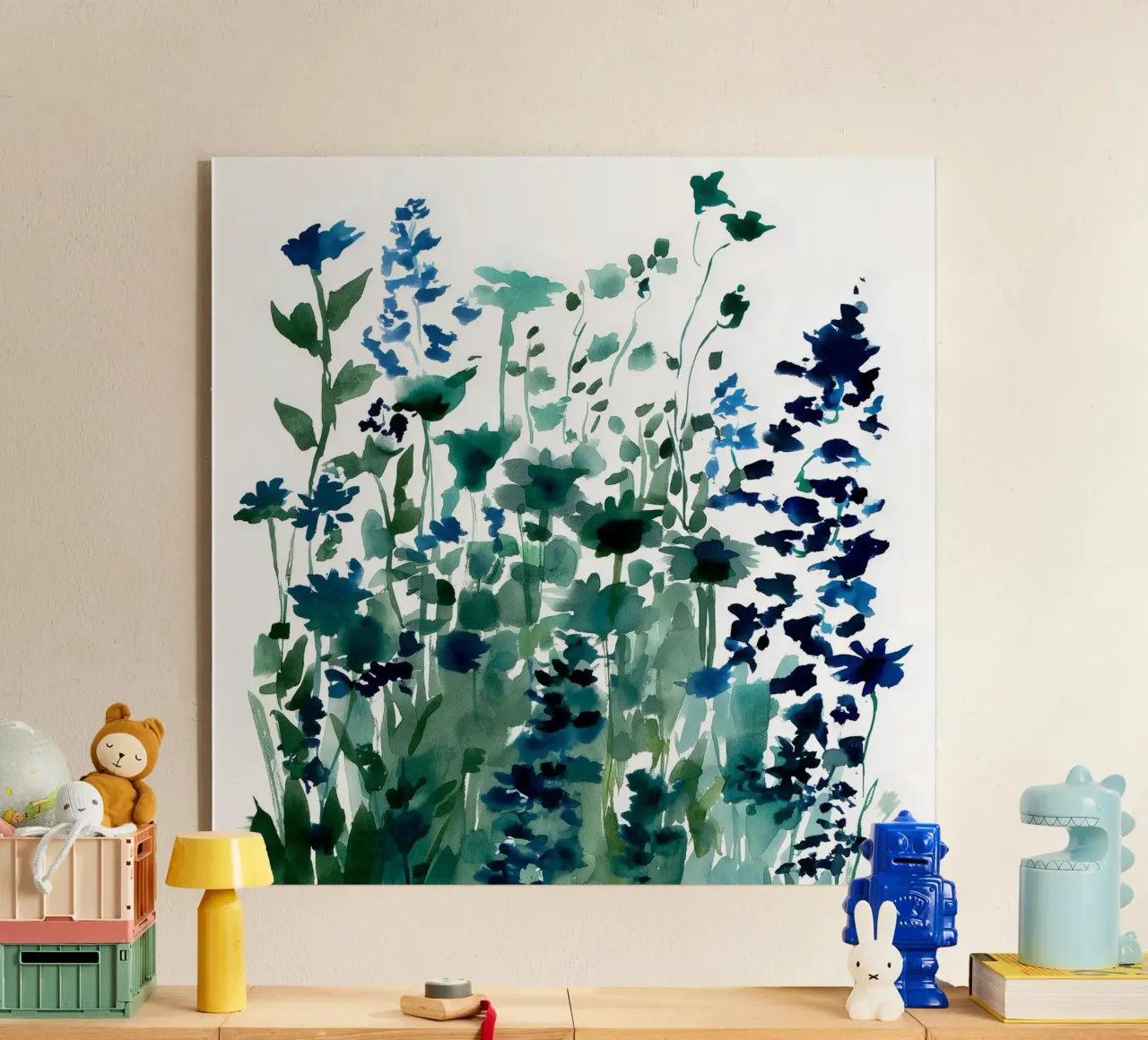 Cluster Indaco plexiglass da Sophia Calder Studio