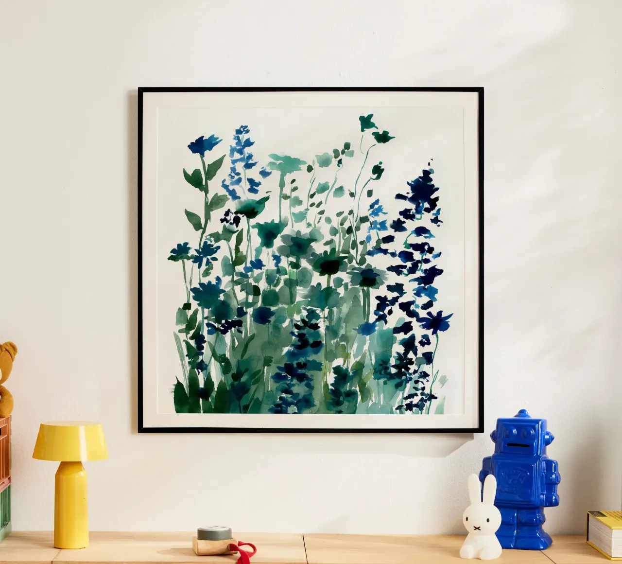 Cluster Indaco poster da Sophia Calder Studio