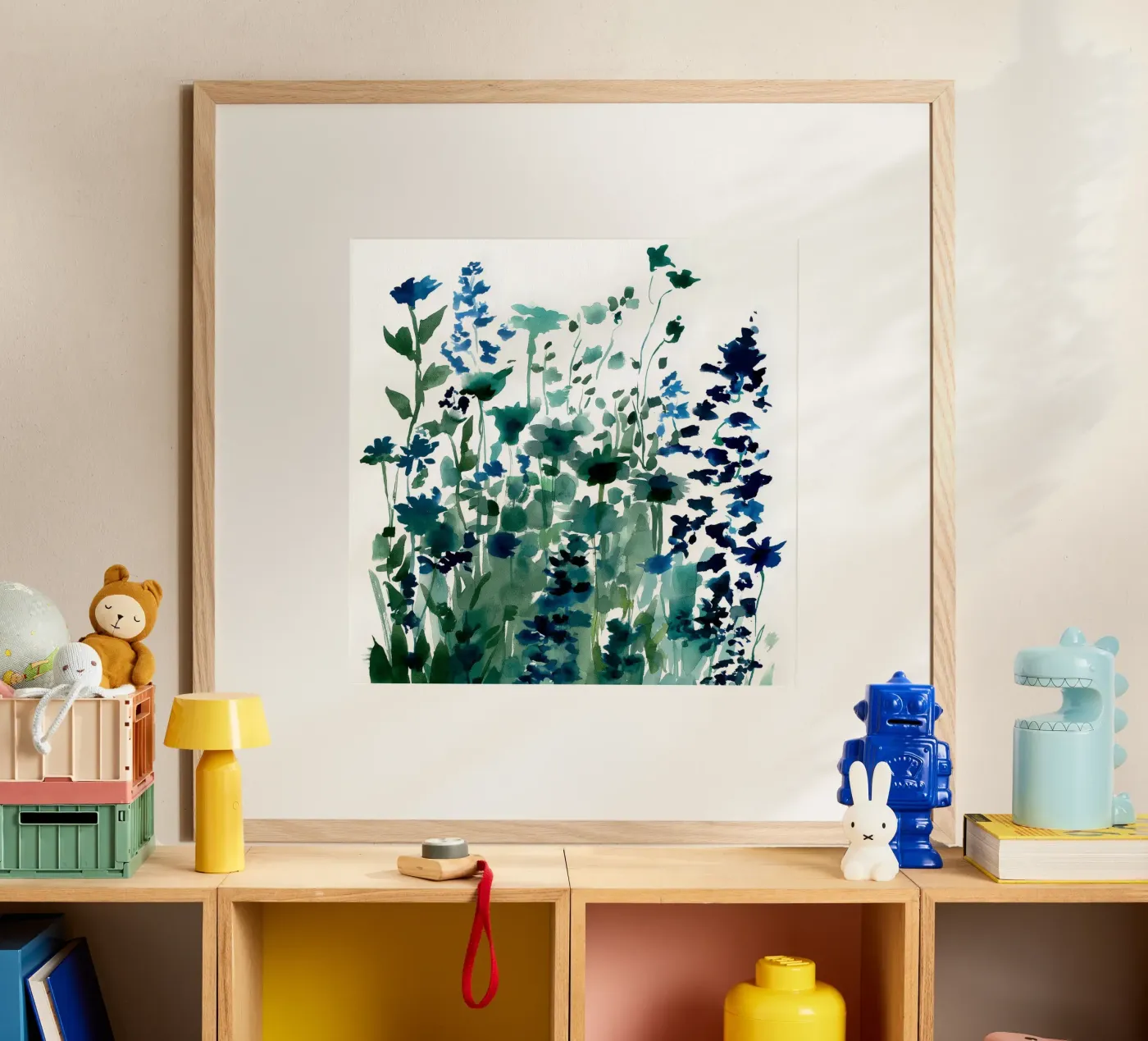 Indigo Cluster poster da Sophia Calder Studio