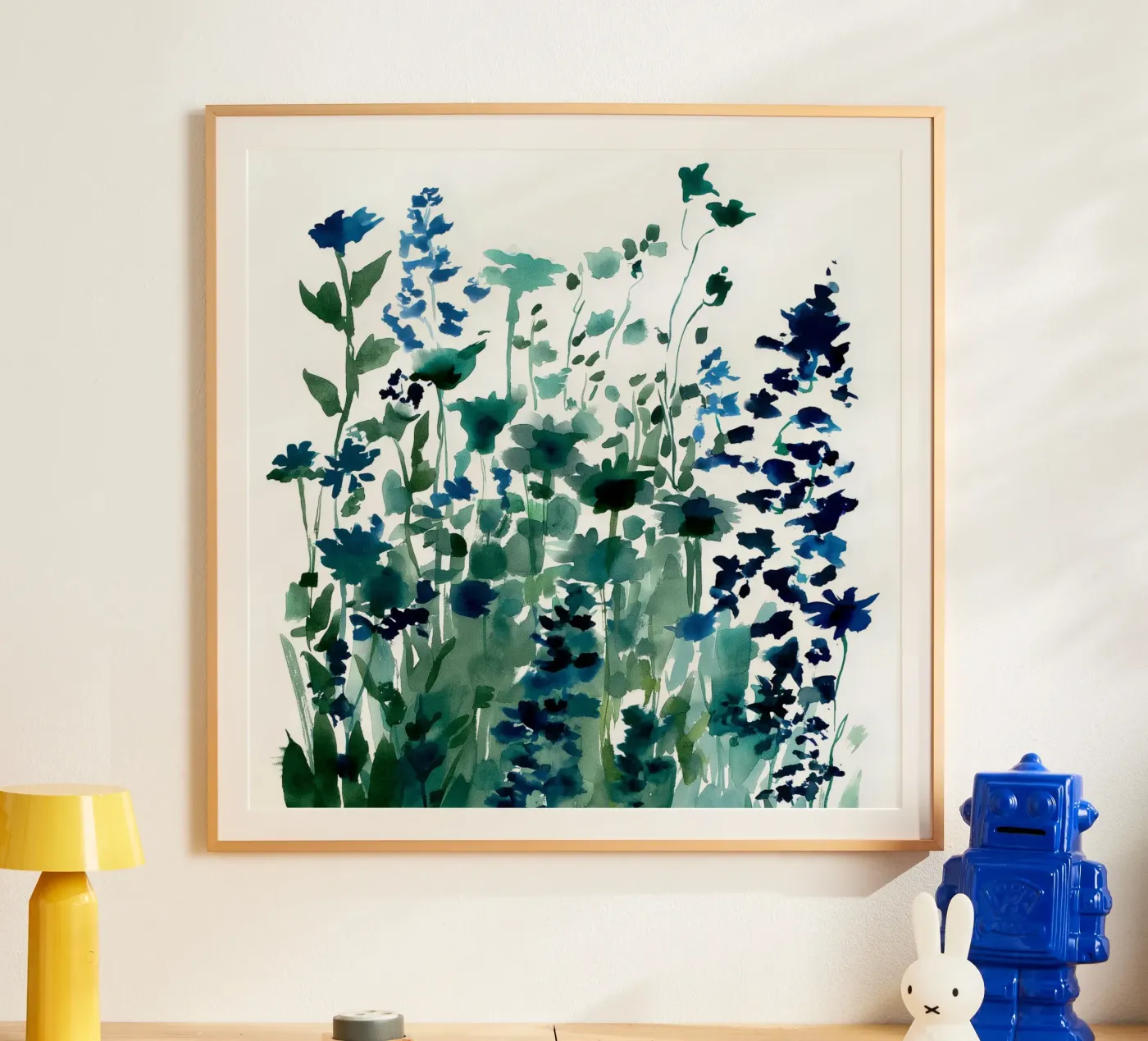 Indigo Cluster poster da Sophia Calder Studio