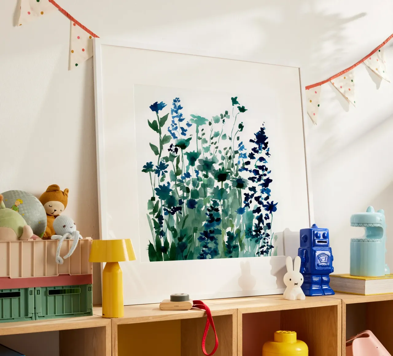 Cluster Indaco poster da Sophia Calder Studio