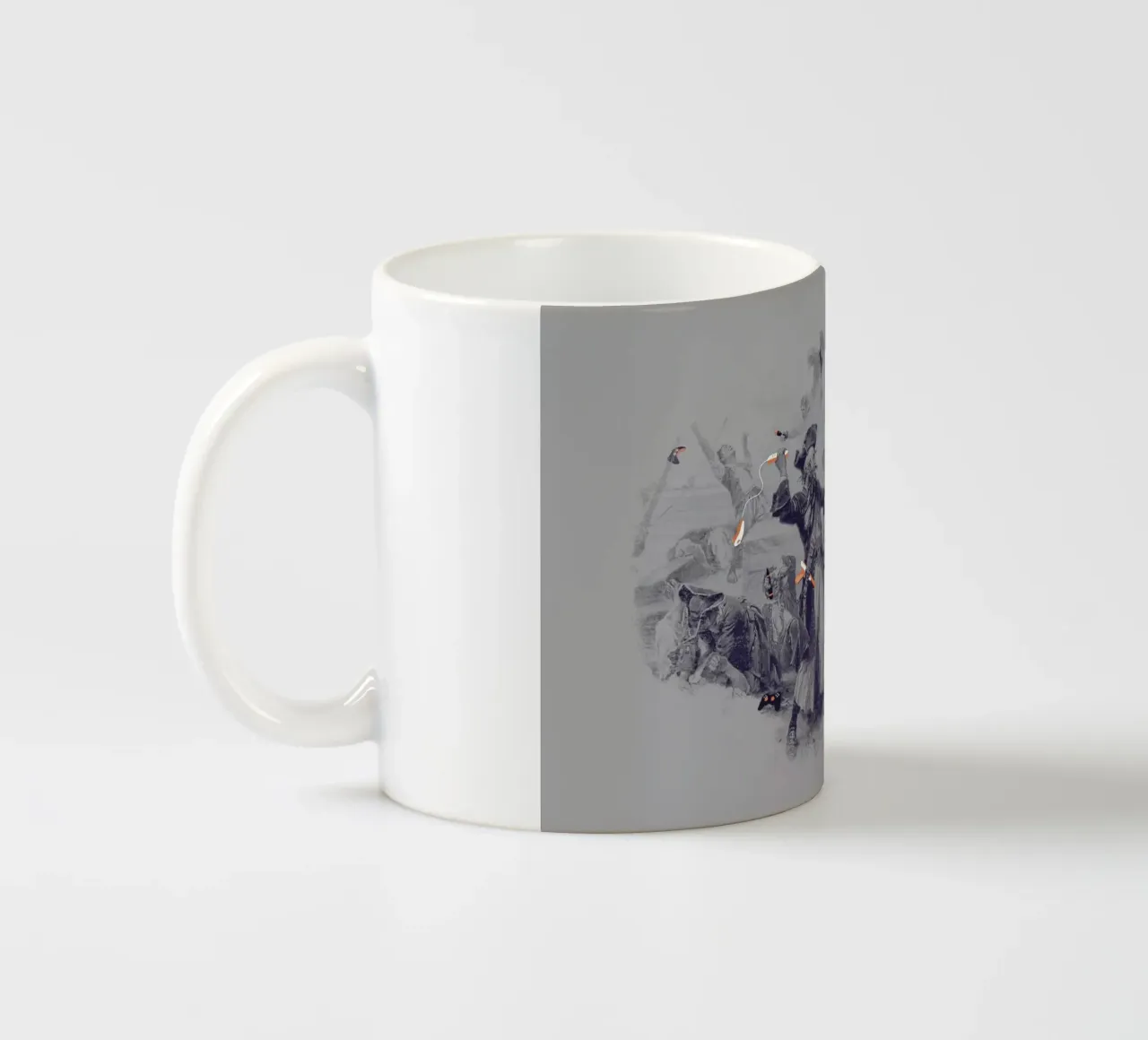 Epic Battle tazza in ceramica da Jacques Maes