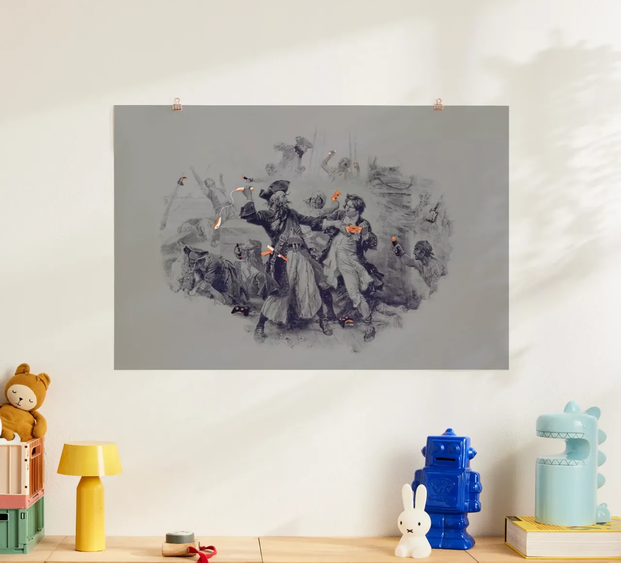Epic Battle carta hahnemühle da Jacques Maes