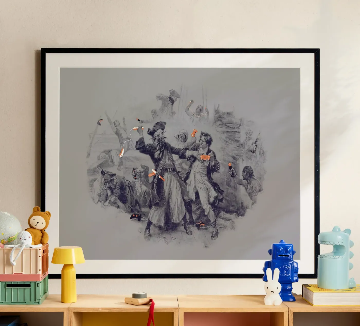 Epic Battle poster van Jacques Maes