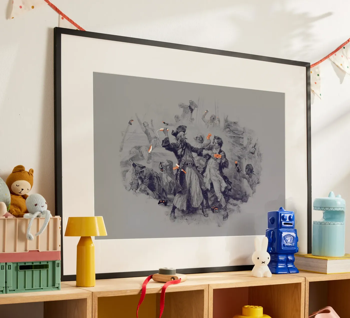 Epic Battle poster van Jacques Maes