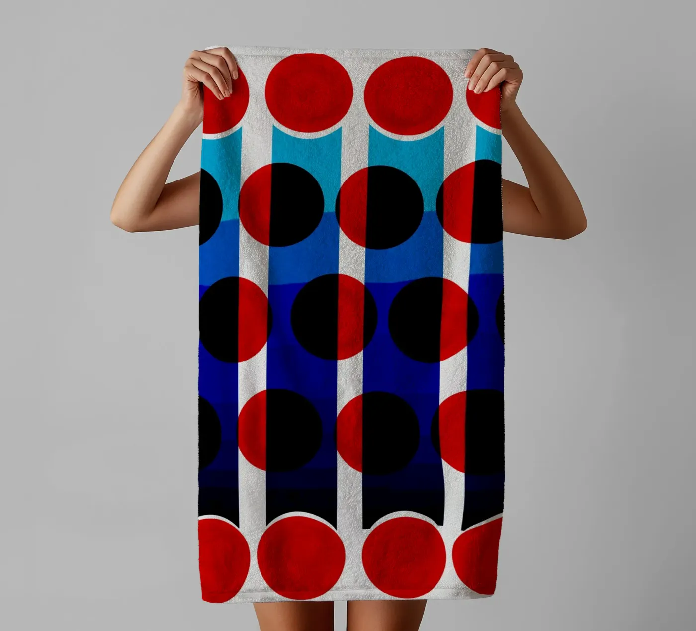 Flicker Abstract towel by Fox & Velvet