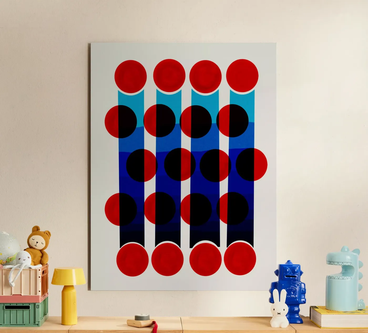 Sfarfallio astratto pannello forex da Fox & Velvet