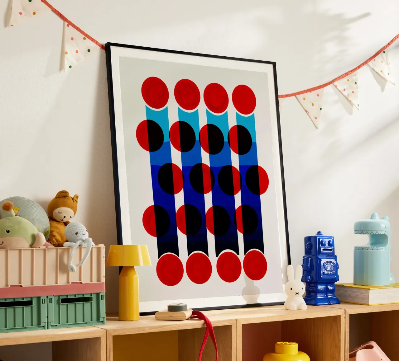 Flicker Abstract poster by Fox & Velvet