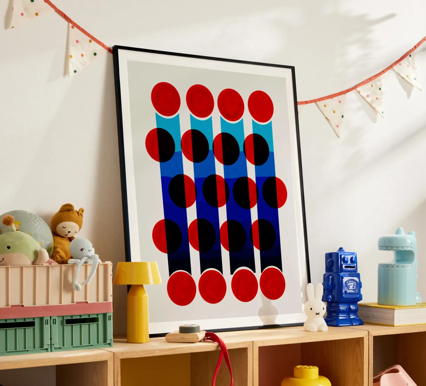 Flicker Abstract poster van Fox & Velvet