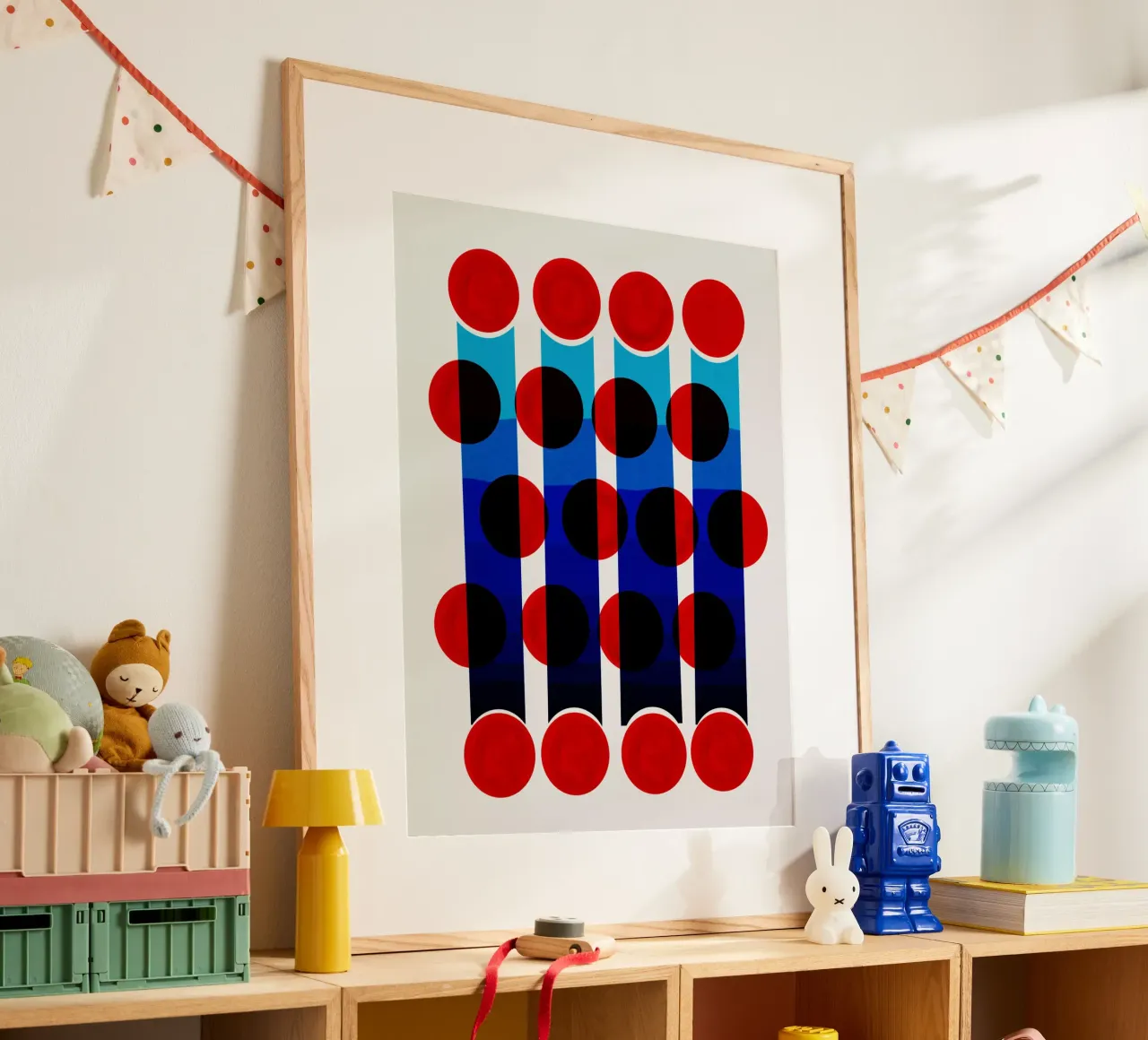 Flicker Abstract poster by Fox & Velvet