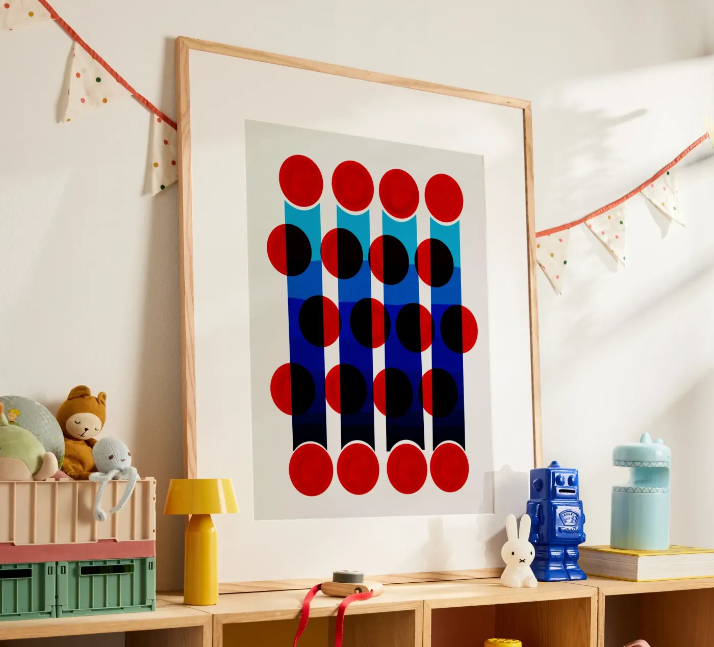 Flicker Abstract poster van Fox & Velvet