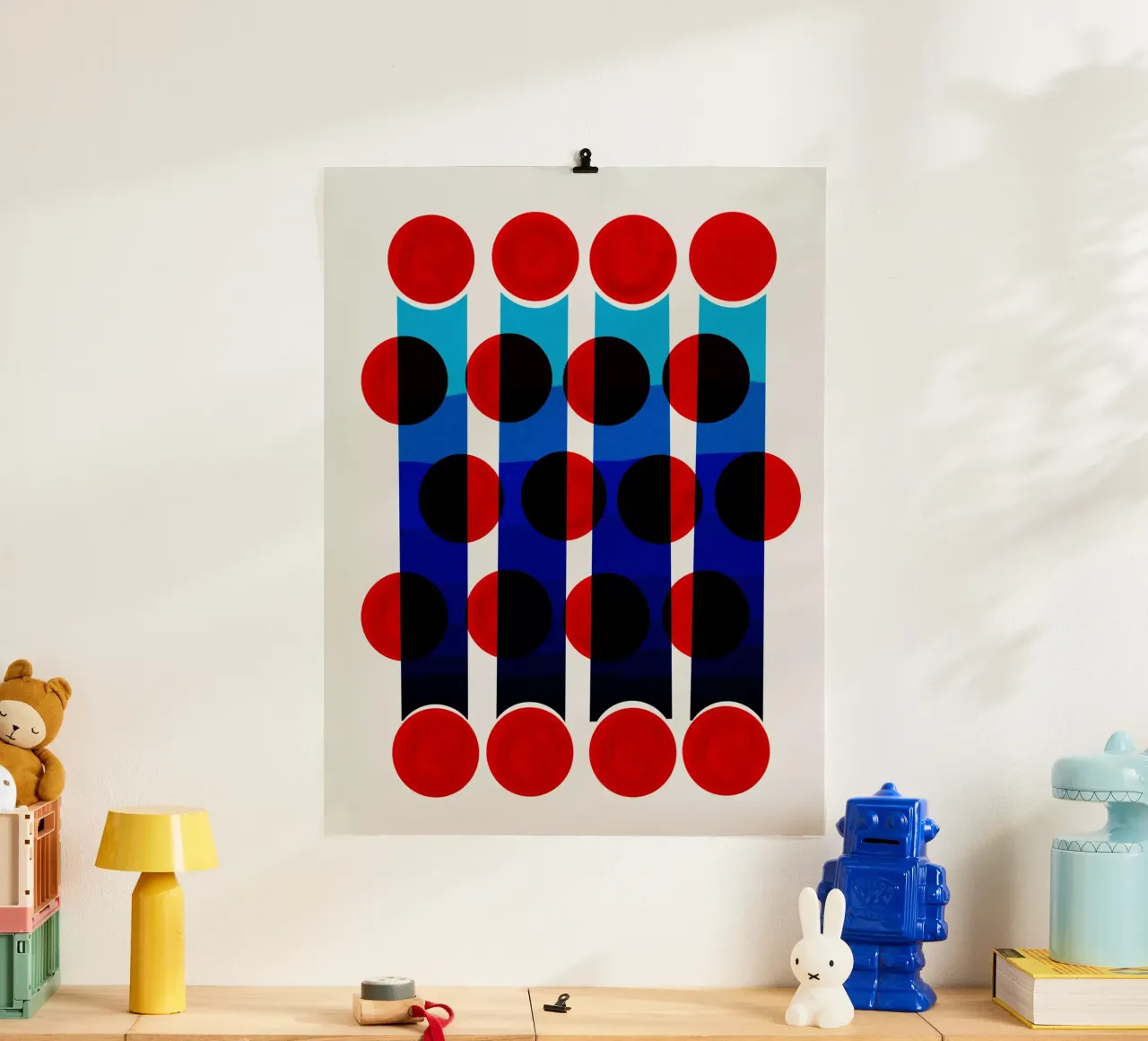 Flicker Abstract poster by Fox & Velvet