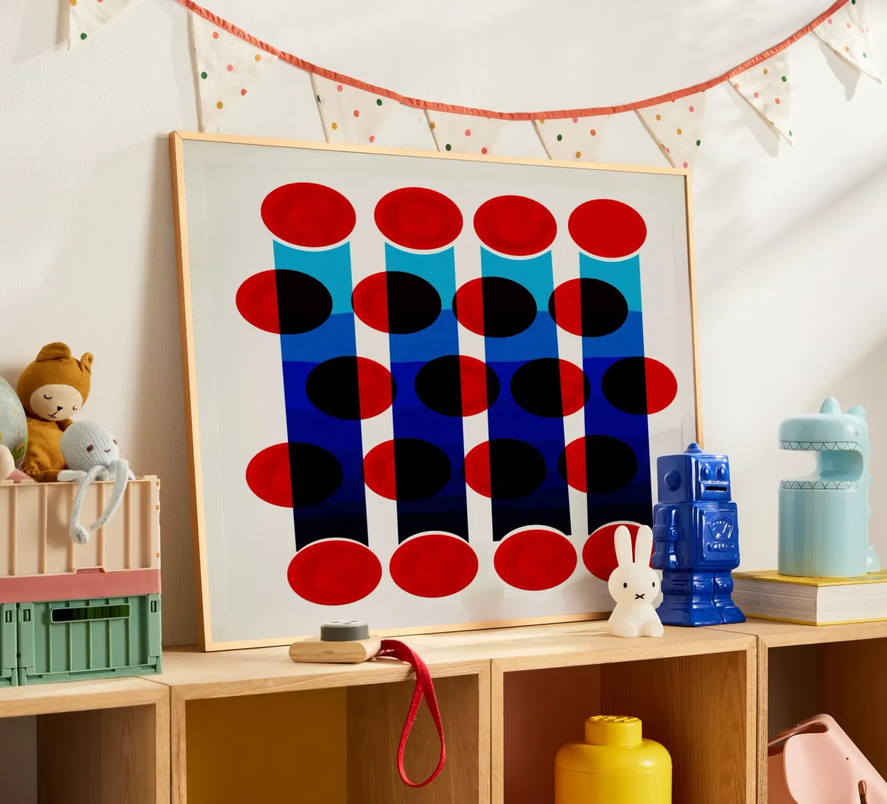 Flicker Abstract poster by Fox & Velvet