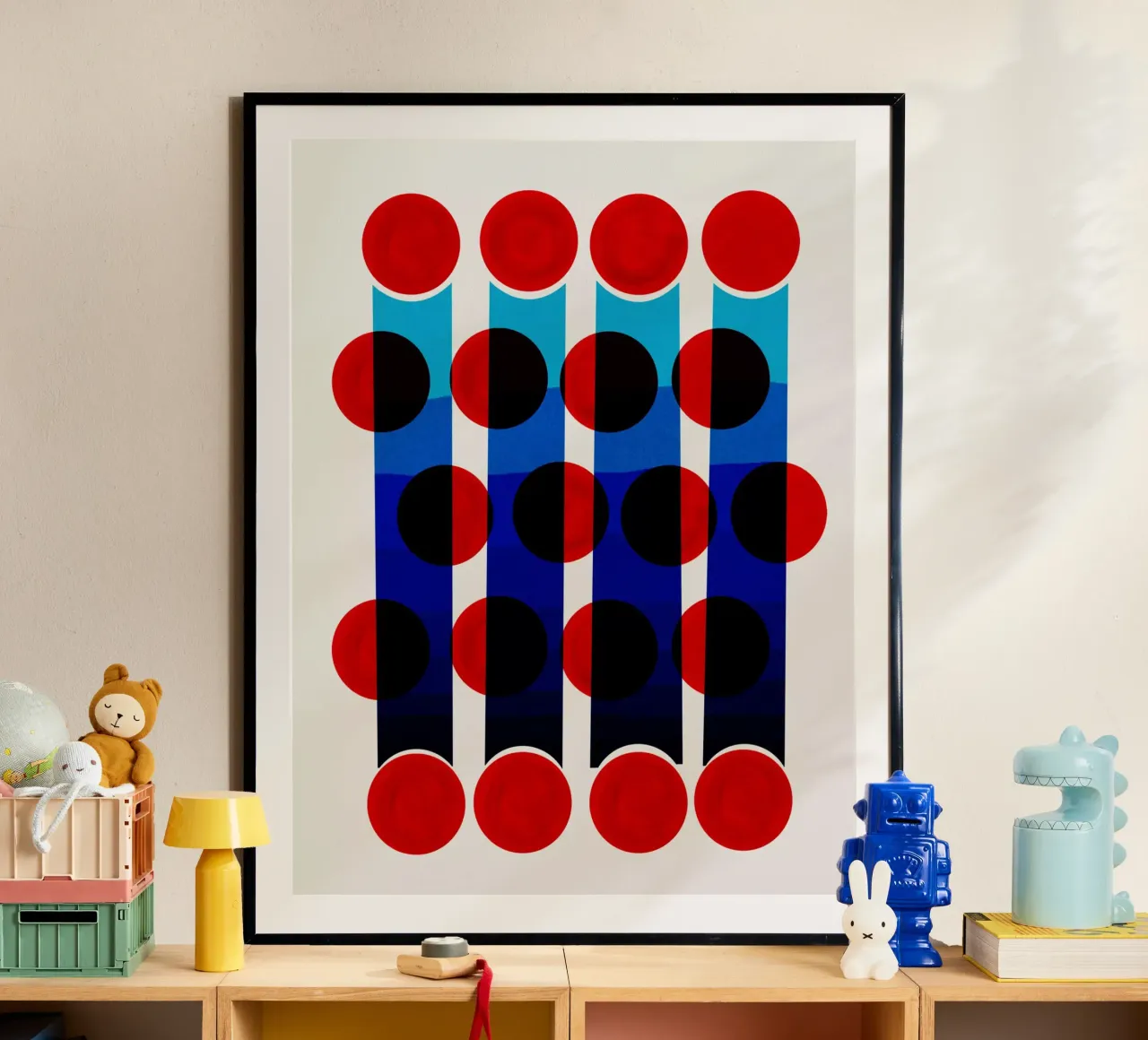 Flicker Abstract poster by Fox & Velvet