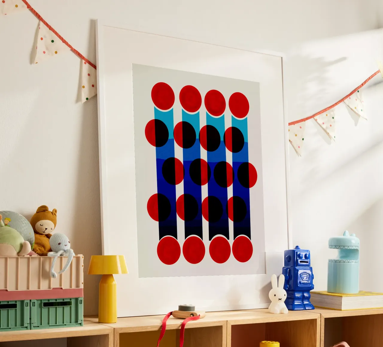 Flicker Abstract poster by Fox & Velvet