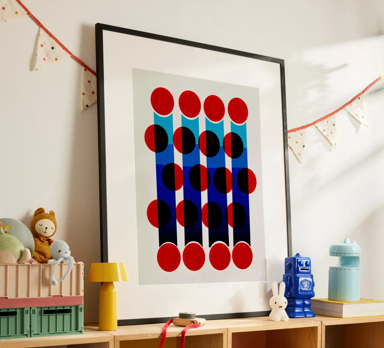 Flicker Abstract poster by Fox & Velvet
