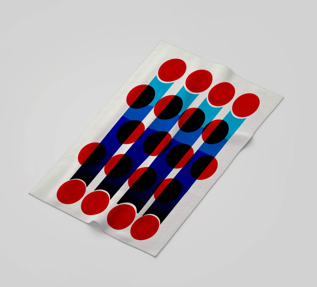 Sfarfallio astratto telo mare da Fox & Velvet