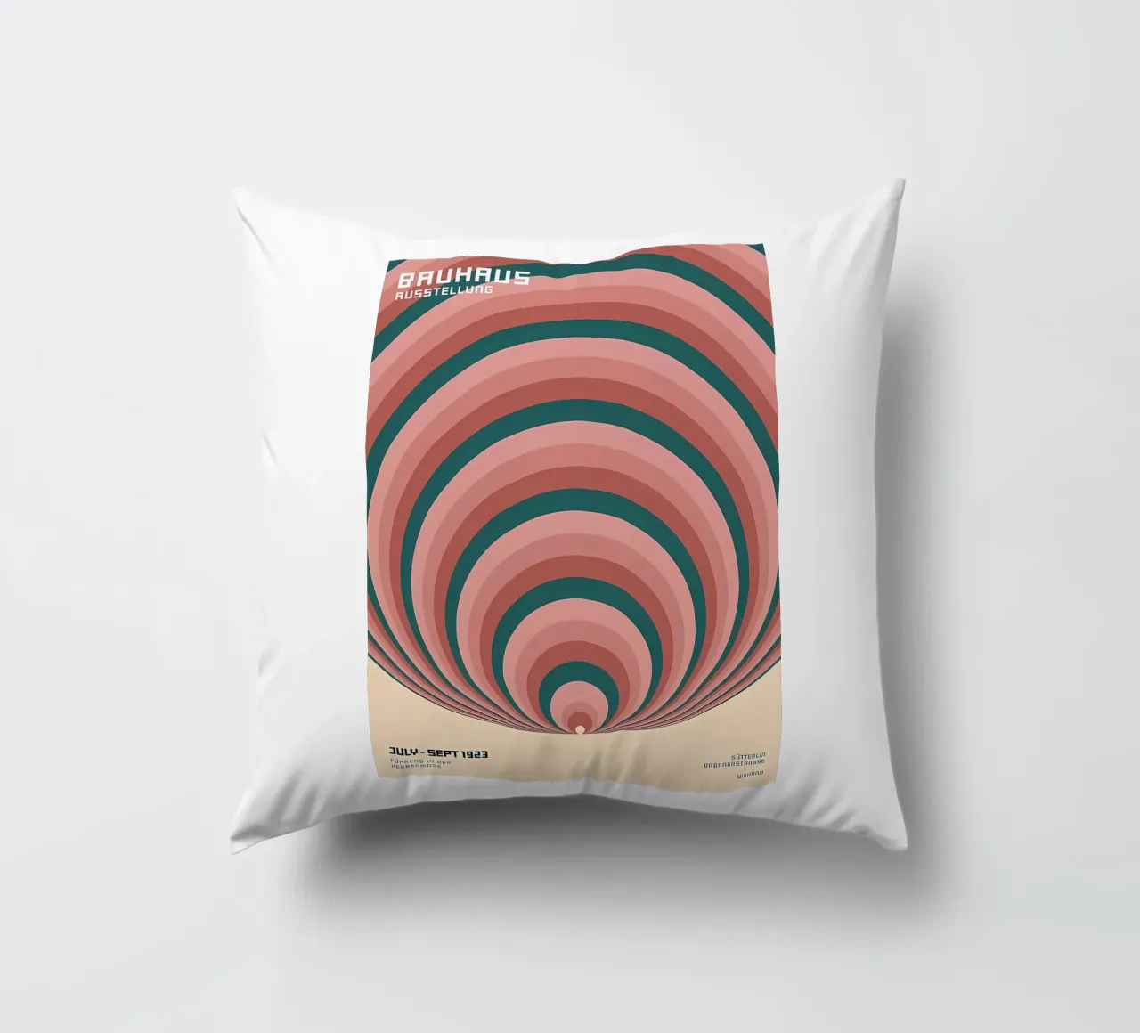 Mostra Bauhaus 1923 cuscino da Sigurd