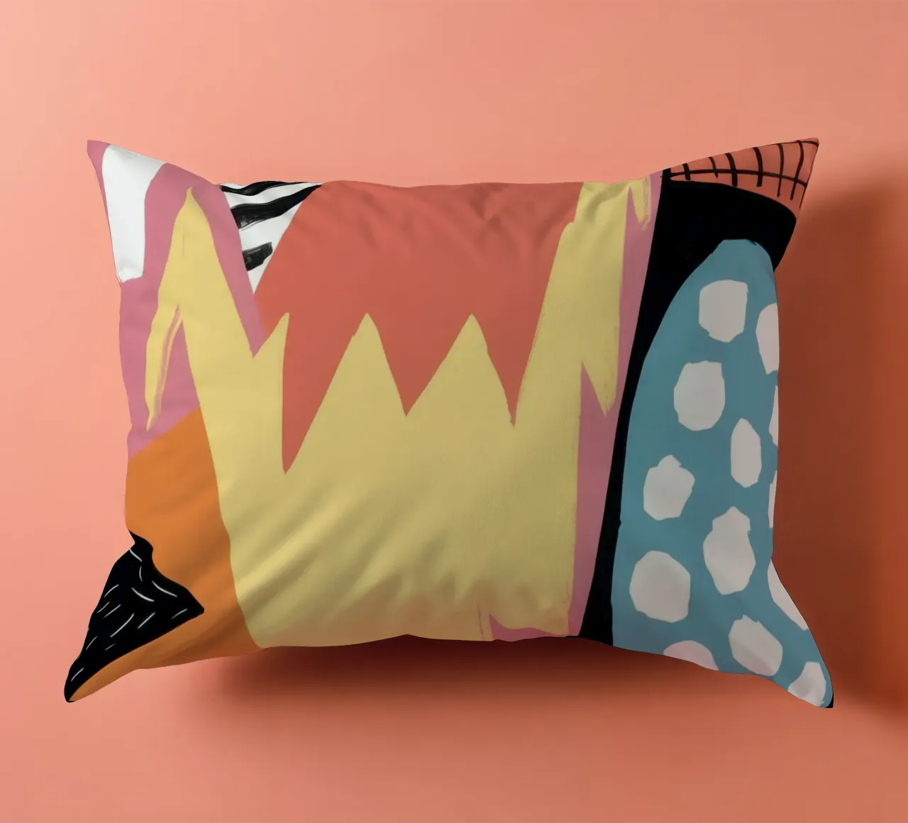Gioco di forme moderniste cuscino da Frosh Pallete