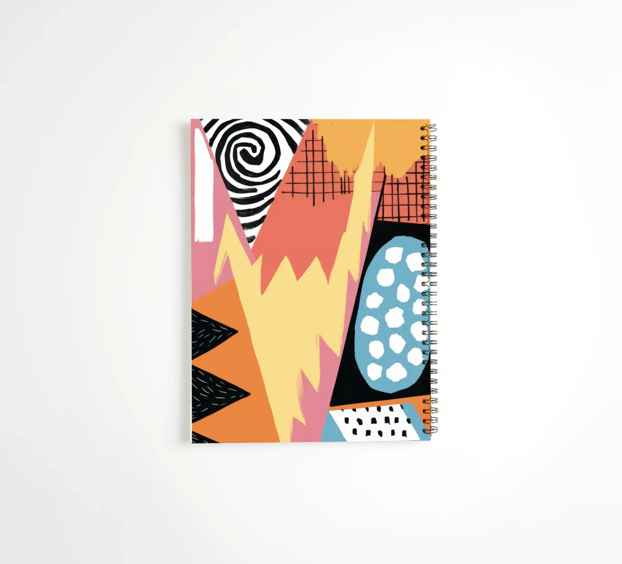 Modernist Shape Play spiral notebook by Frosh Pallete