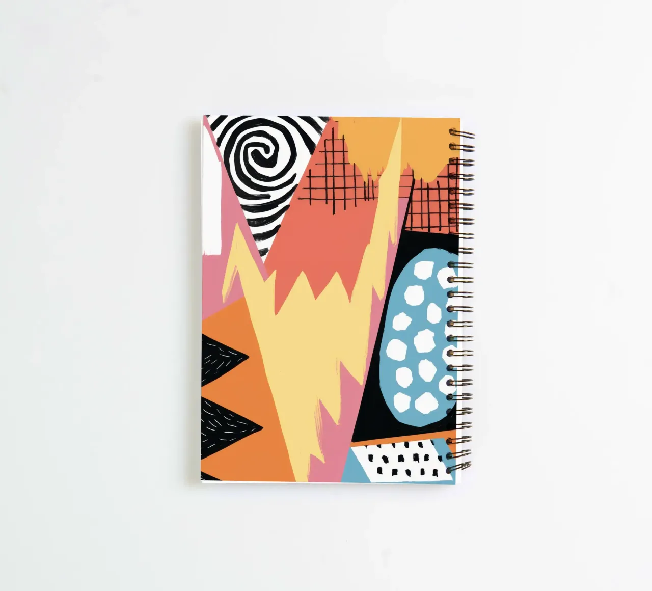 Modernist Shape Play spiral notebook by Frosh Pallete