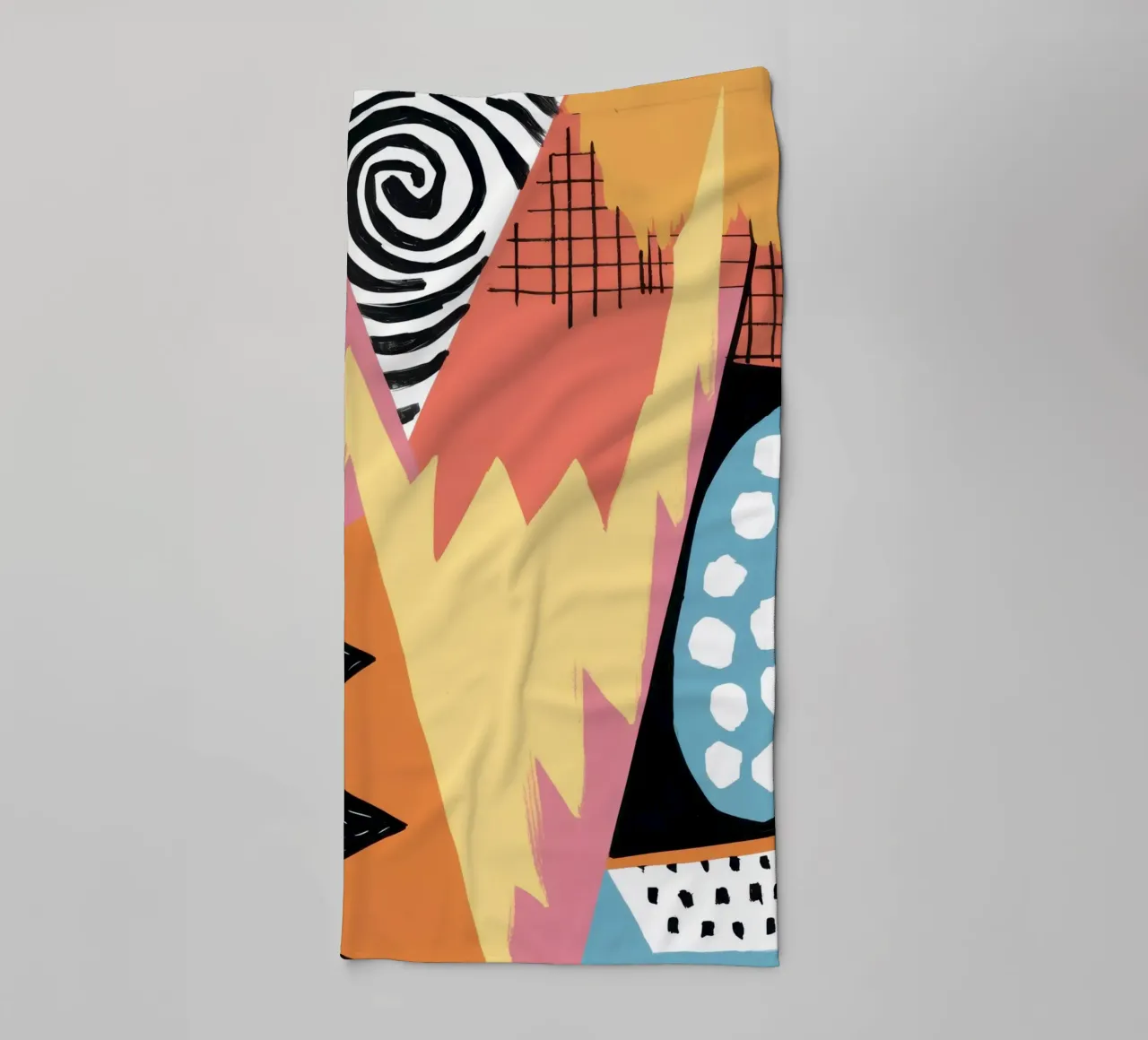 Gioco di forme moderniste asciugamano da bagno da Frosh Pallete