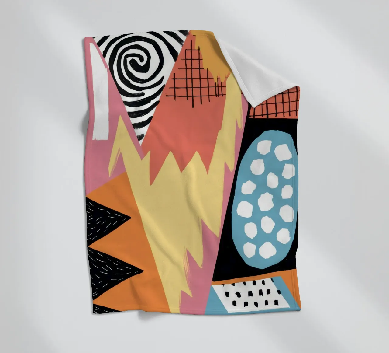 Gioco di forme moderniste coperta in pile da Frosh Pallete