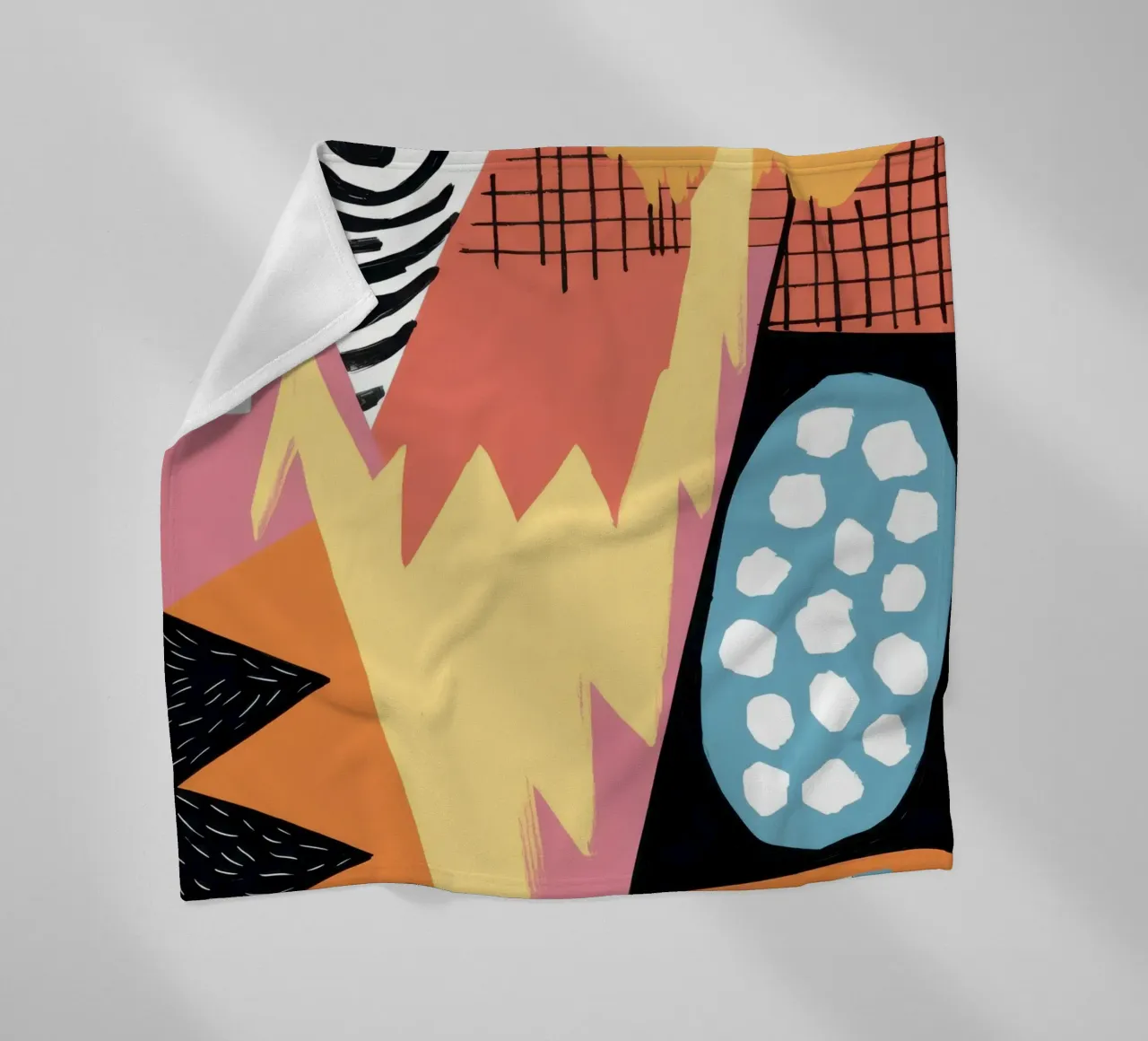 Gioco di forme moderniste coperta in pile da Frosh Pallete