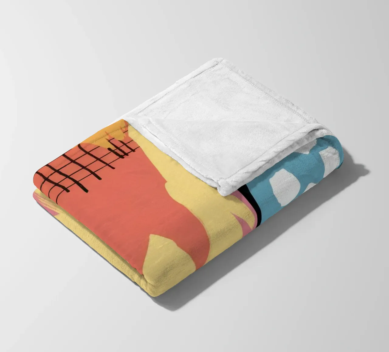 Gioco di forme moderniste coperta in pile da Frosh Pallete