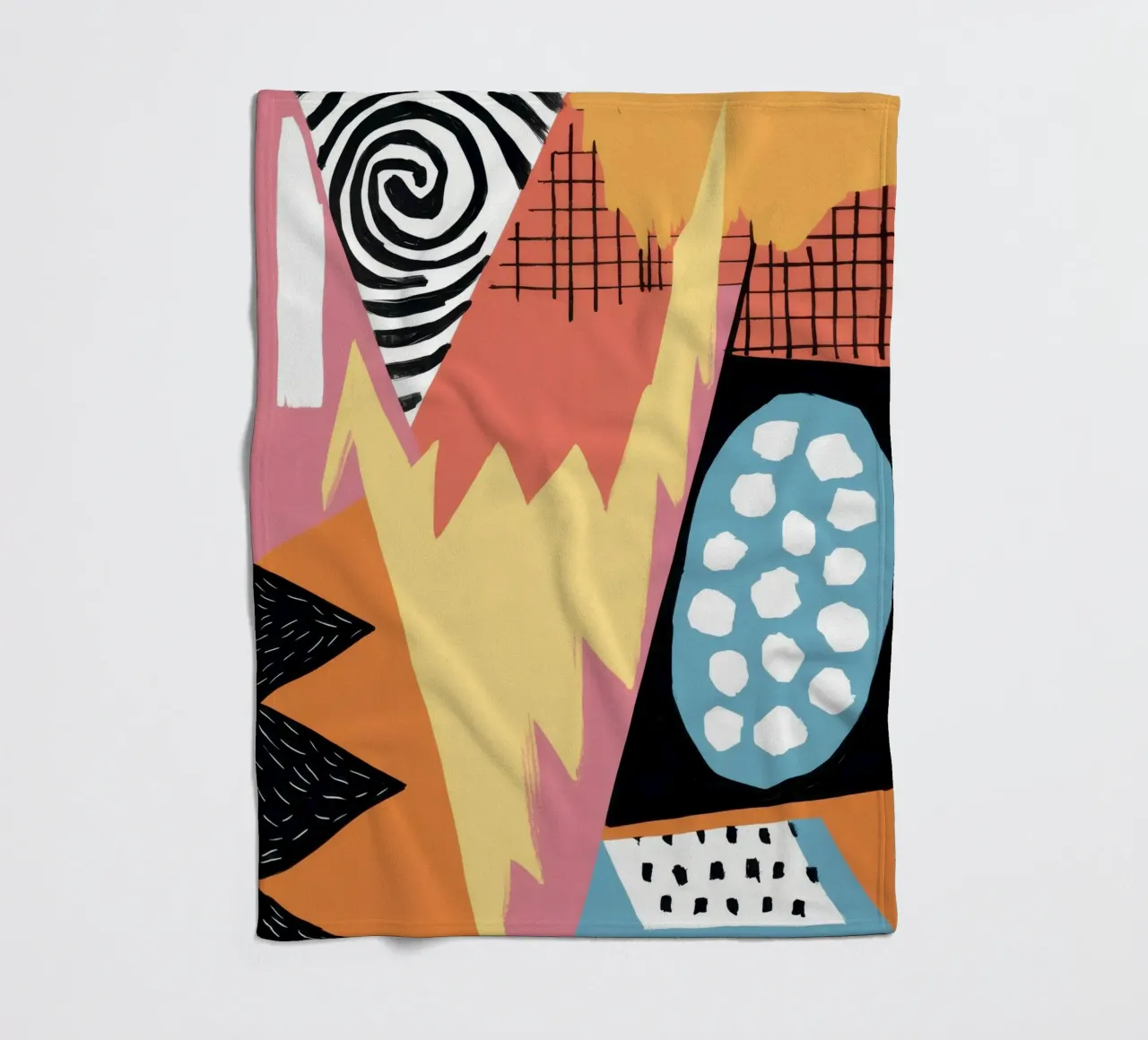 Gioco di forme moderniste coperta in pile da Frosh Pallete