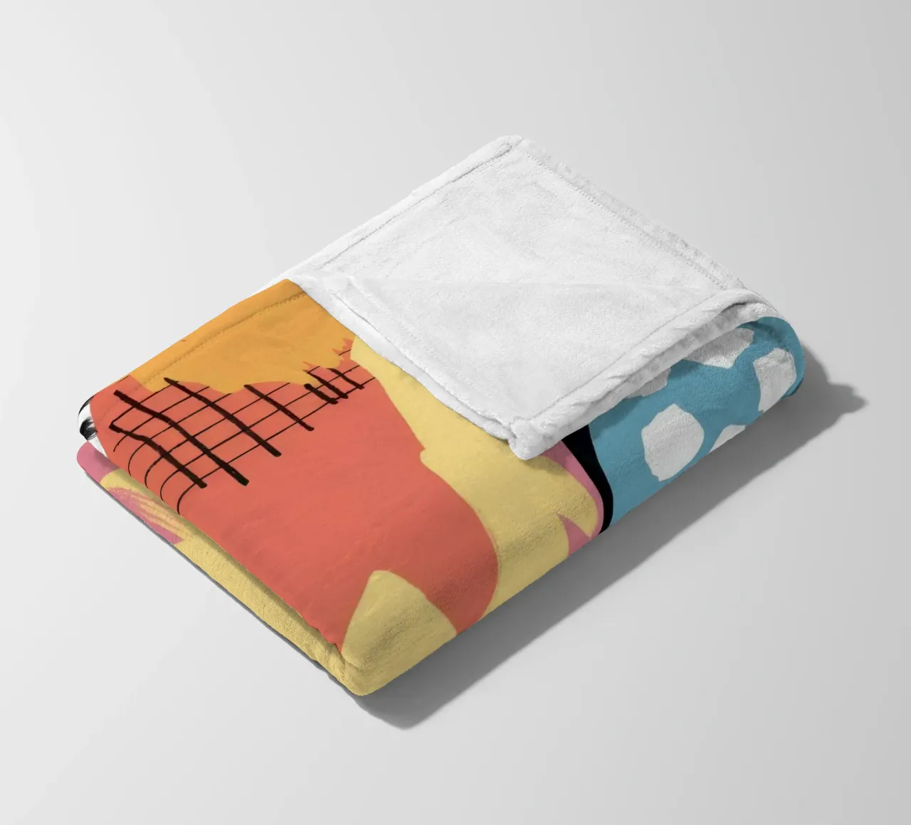 Gioco di forme moderniste coperta in pile da Frosh Pallete