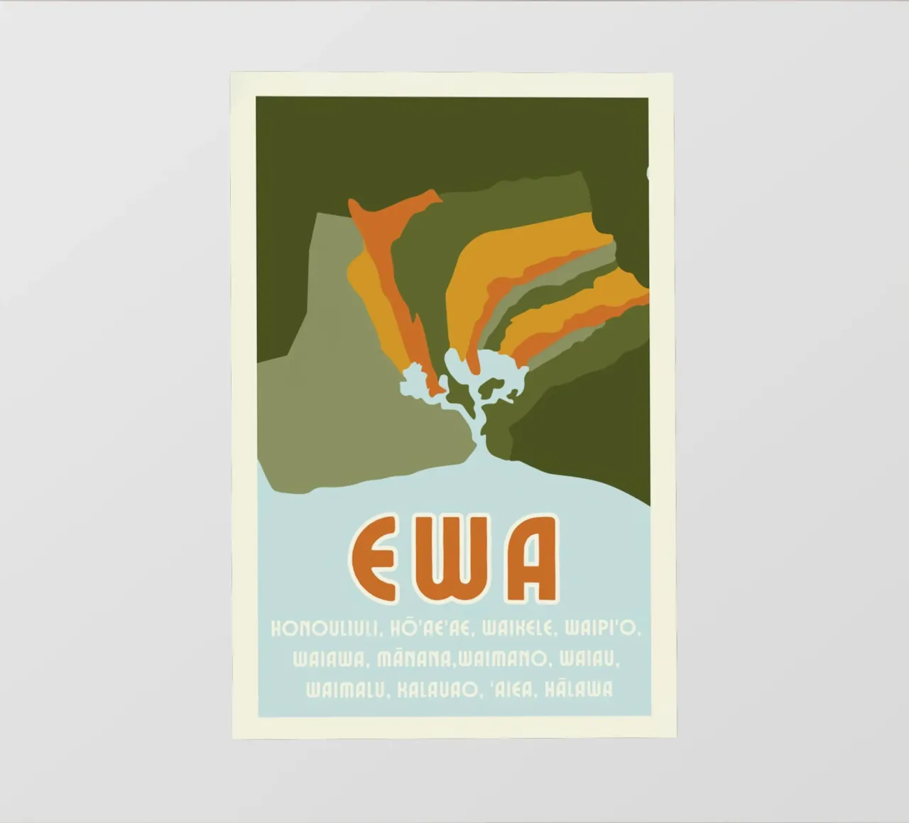 Retro Ewa pellicola backlit da sayre shop
