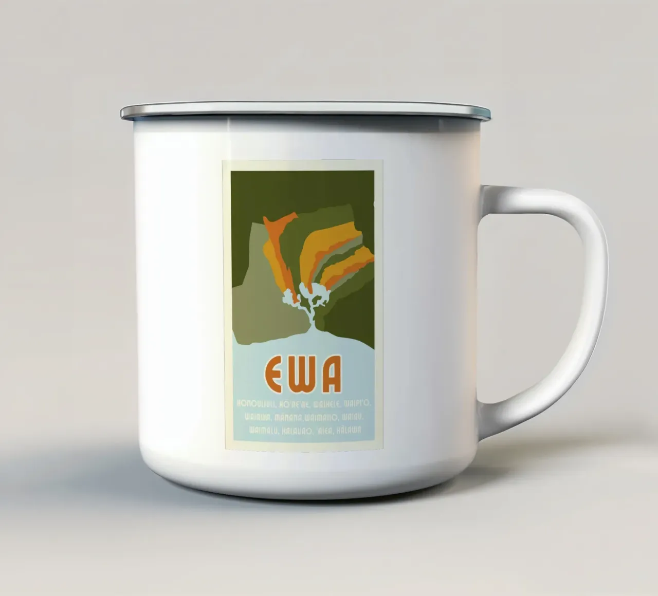 Retro Ewa tazza in smalto da sayre shop