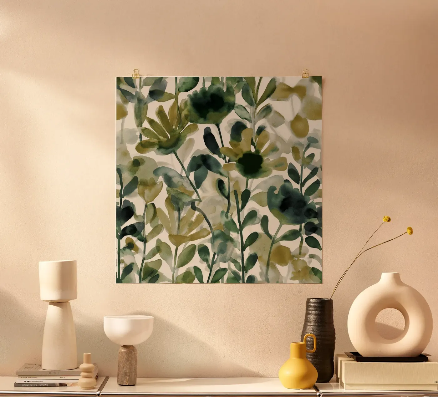 Olive Canopy poster by Sophia Calder Studio