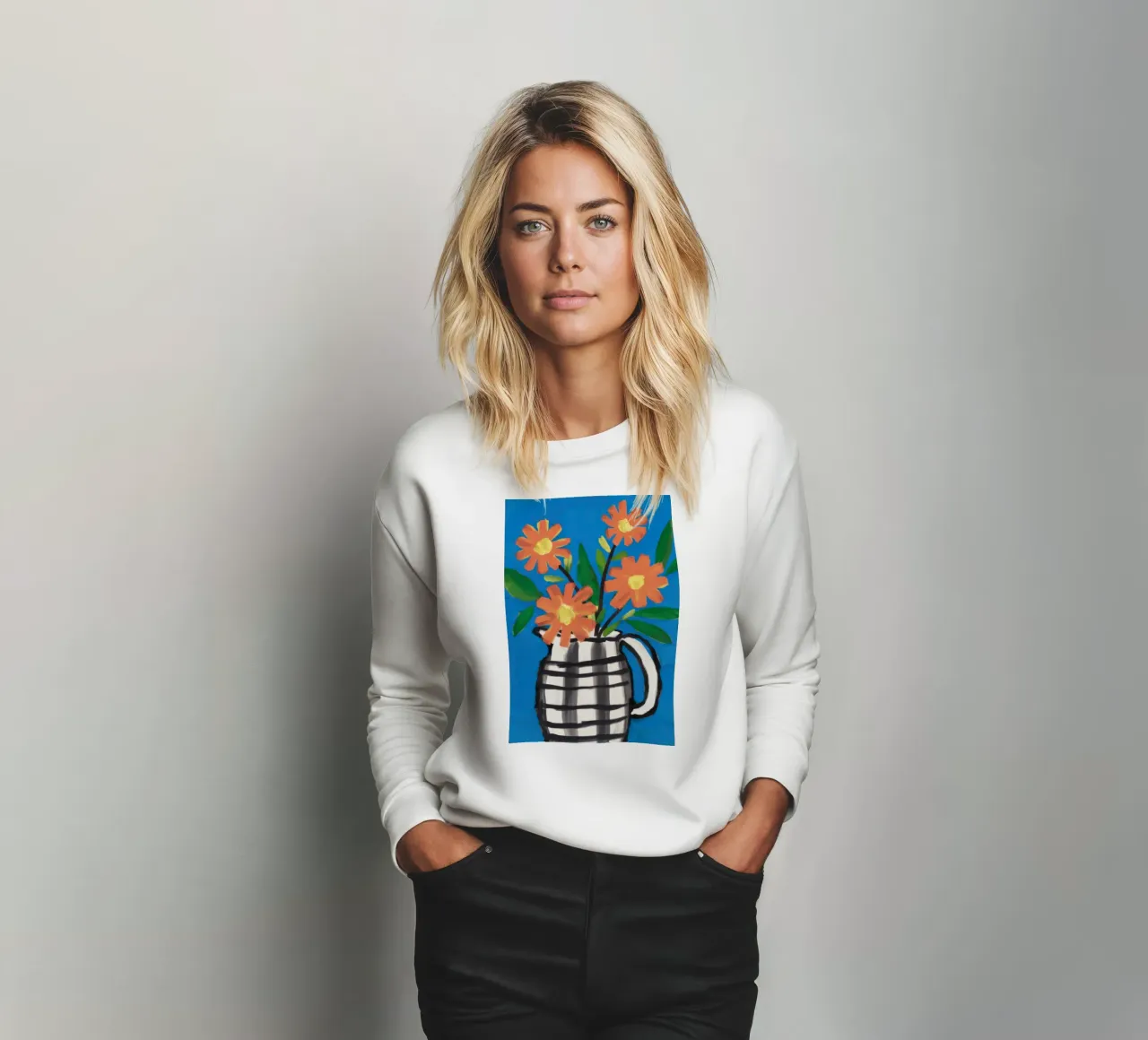 Tablero de ajedrez Bloom Pop sudadera de Frosh Pallete