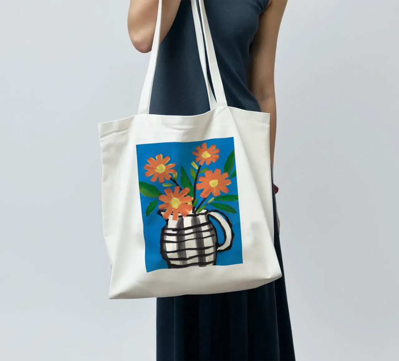 Scacchiera Bloom Pop borsa in juta da Frosh Pallete