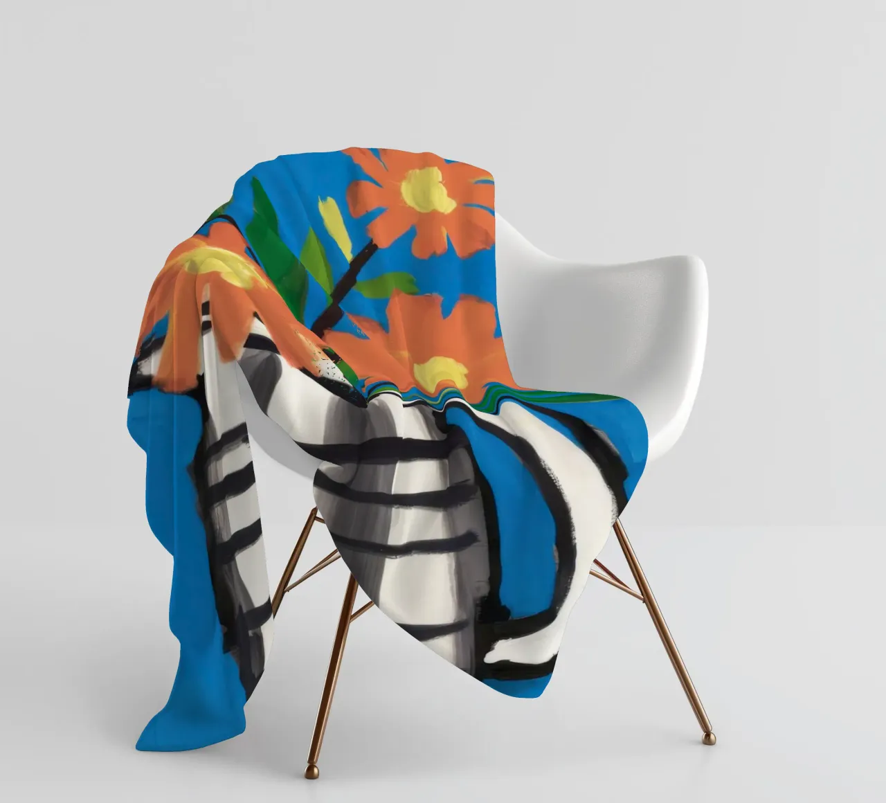 Scacchiera Bloom Pop coperta in pile da Frosh Pallete