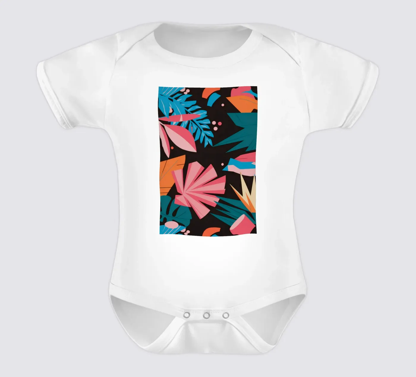 Midnight Tropic Pattern body bébé de Line Fable