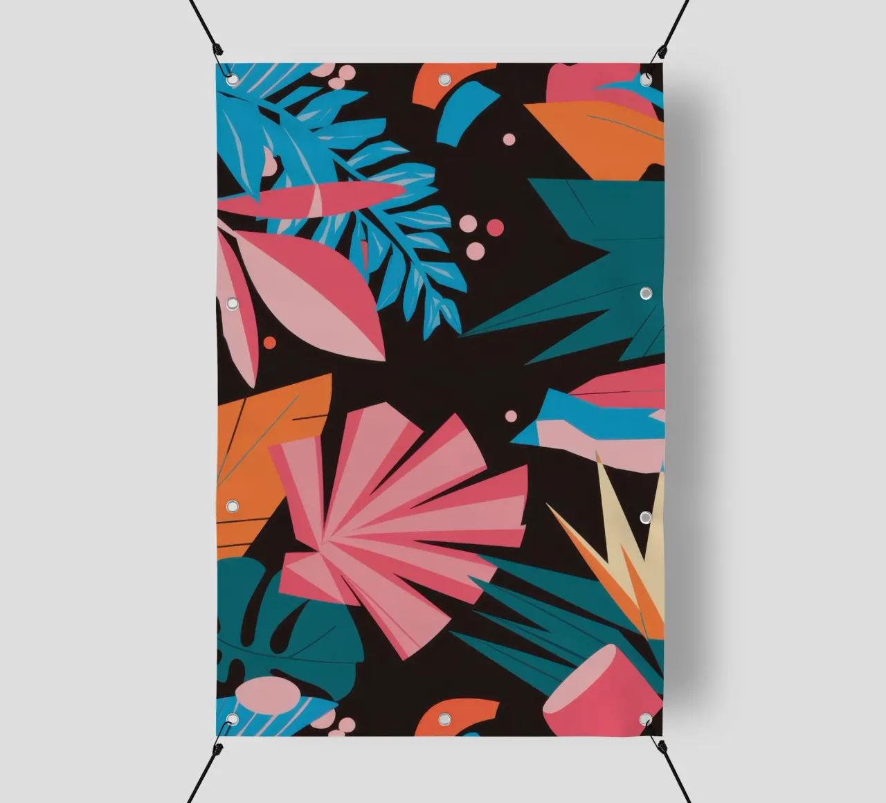 Modello Midnight Tropic telo in pvc da Line Fable